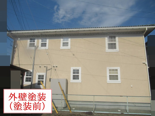 甲府市で外壁クラック補修と高圧洗浄・養生を実施！塗装前にはカラーシミュレーション