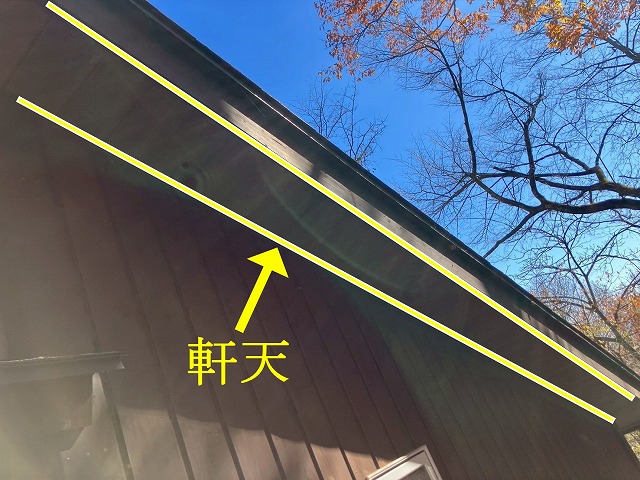 軒天の全体状況