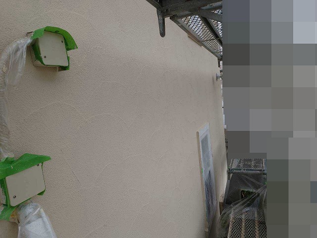 上塗り後の外壁全体