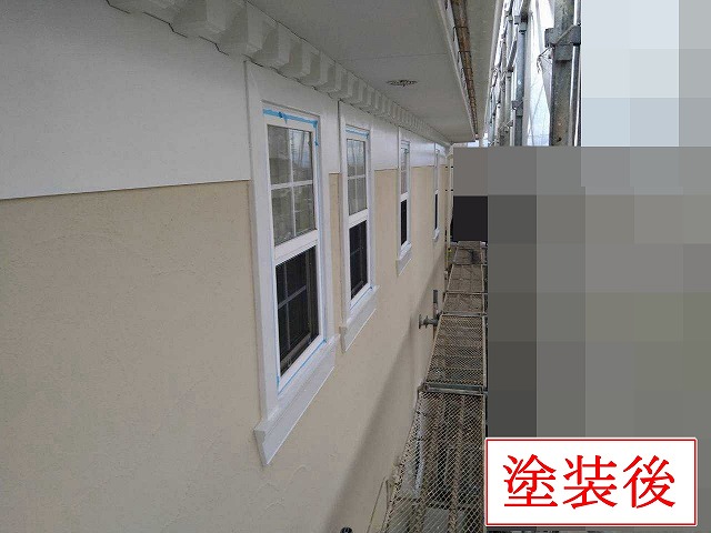 塗装後の外観全体