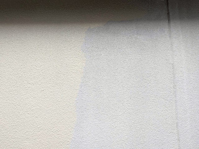 下塗り後の補修箇所