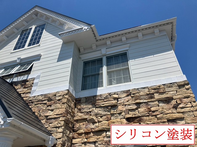 幕板塗装後の外観