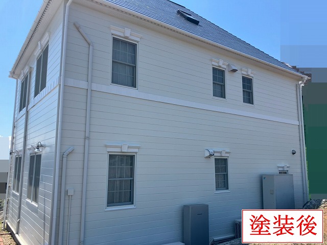 塗装後の住宅外観