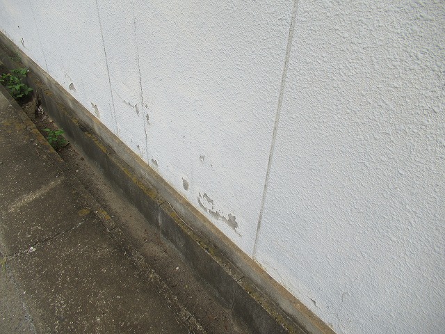 甲府市　塀塗装箇所