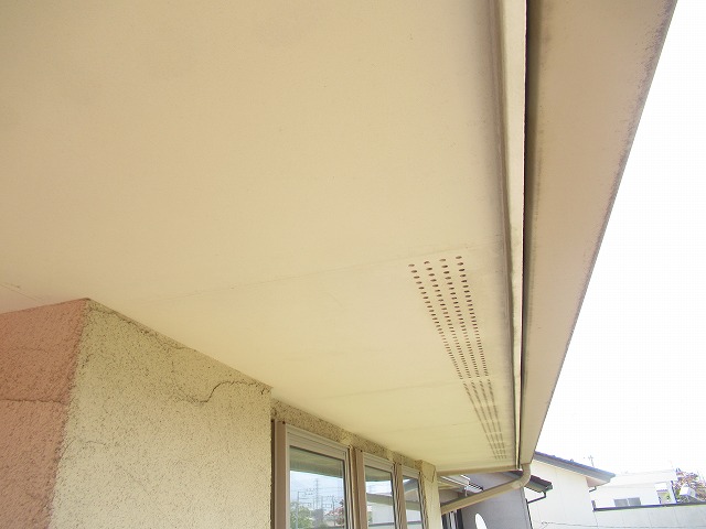 甲府市　砂壁状　外壁　現場調査