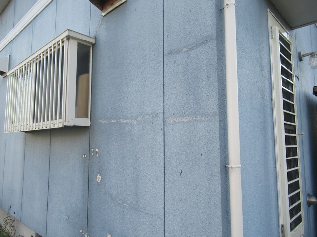 南アルプス市　外壁塗装　完成前