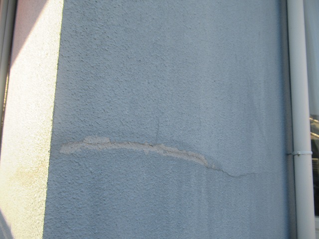 南アルプス　外壁塗装　クラック