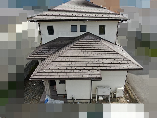 中央市でバンビーノ・テゴラ屋根を日本ペイントのファインパーフェクトベストで塗り替え！