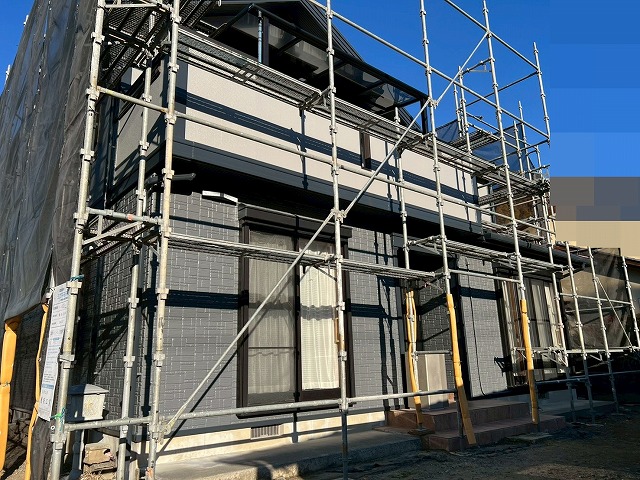 西八代郡市川三郷町でモルタル・窯業系サイディングの外壁塗装ビフォーアフター