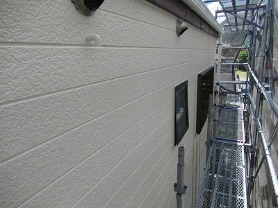 富士河口湖　外壁塗装　工事後　完成写真　