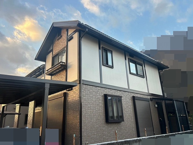 甲府市で塗装メンテナンスを行った外壁