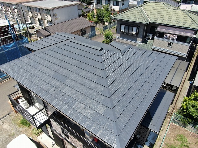 韮崎市　屋根塗装