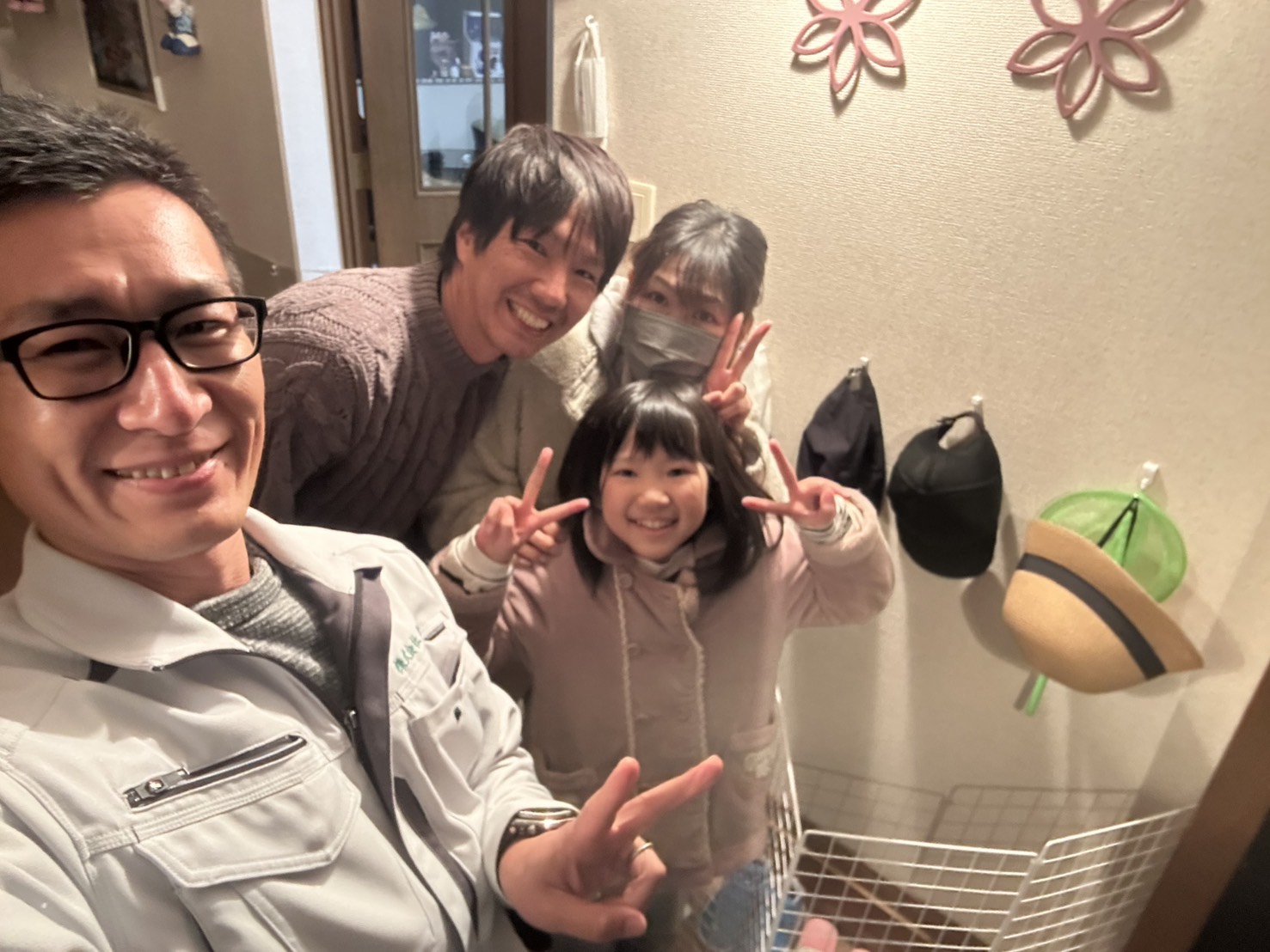 市川三郷町　お客様とのお写真