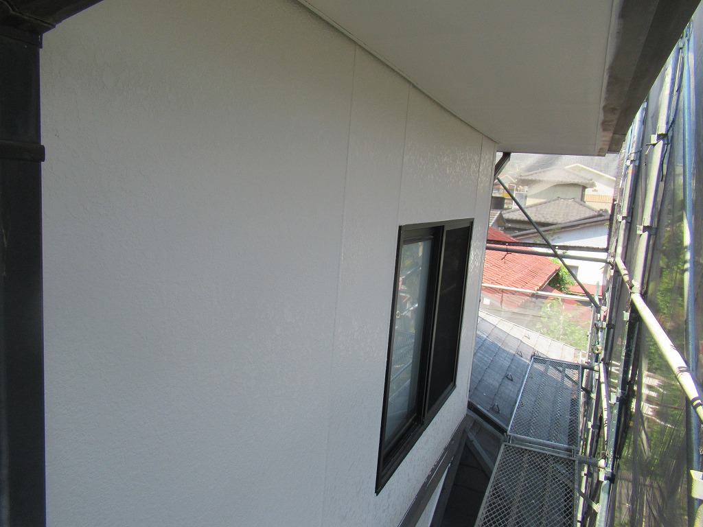外壁塗装工事　完了　南アルプス市