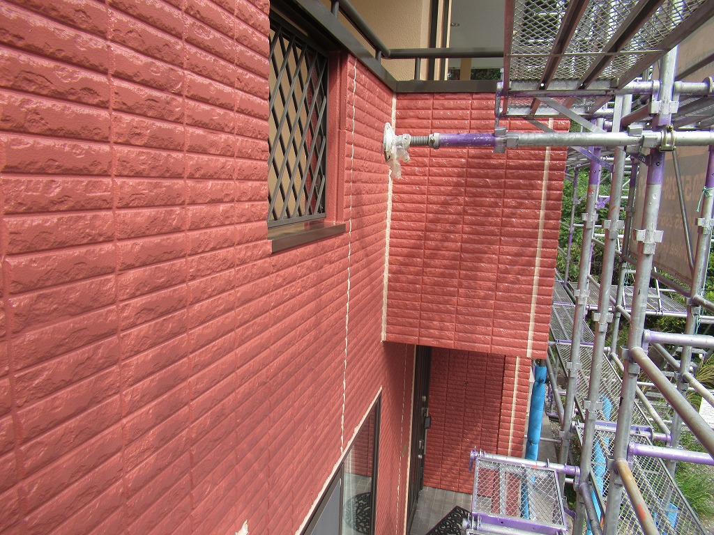 外壁塗装工事完了　北杜市
